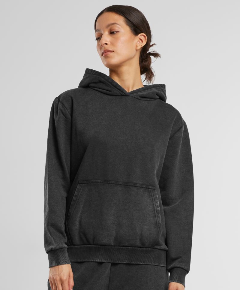 Ladies Vintage Heavy Hoody Stonewash Build Your Brand BY298