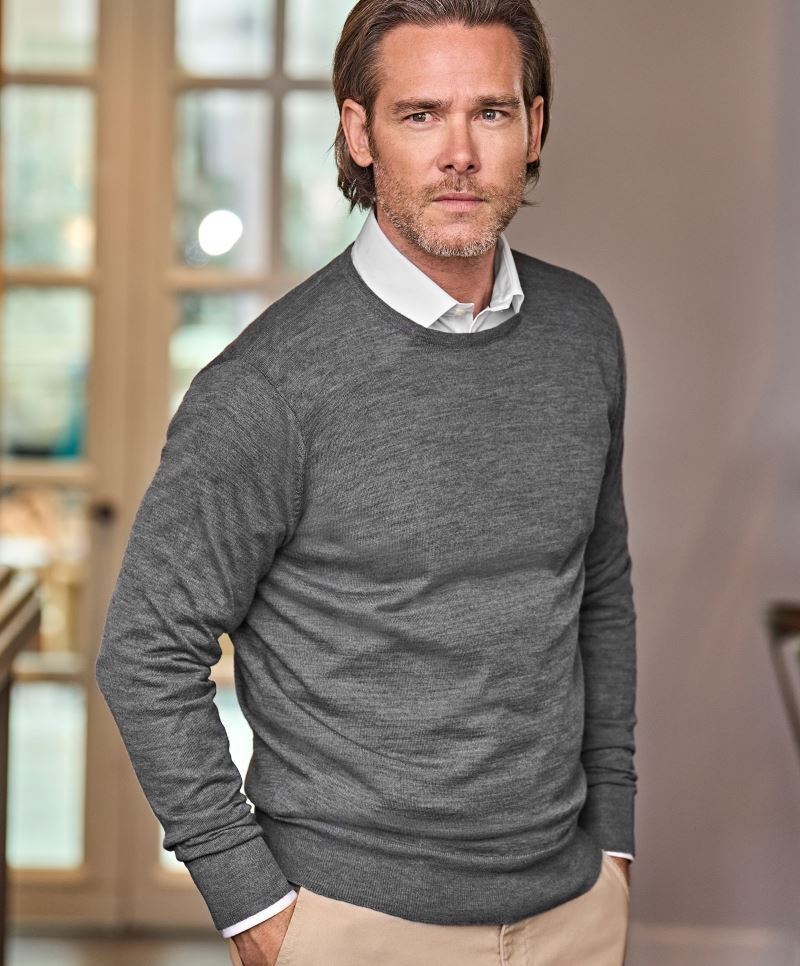 Men's Pullover Tee Jays 6000