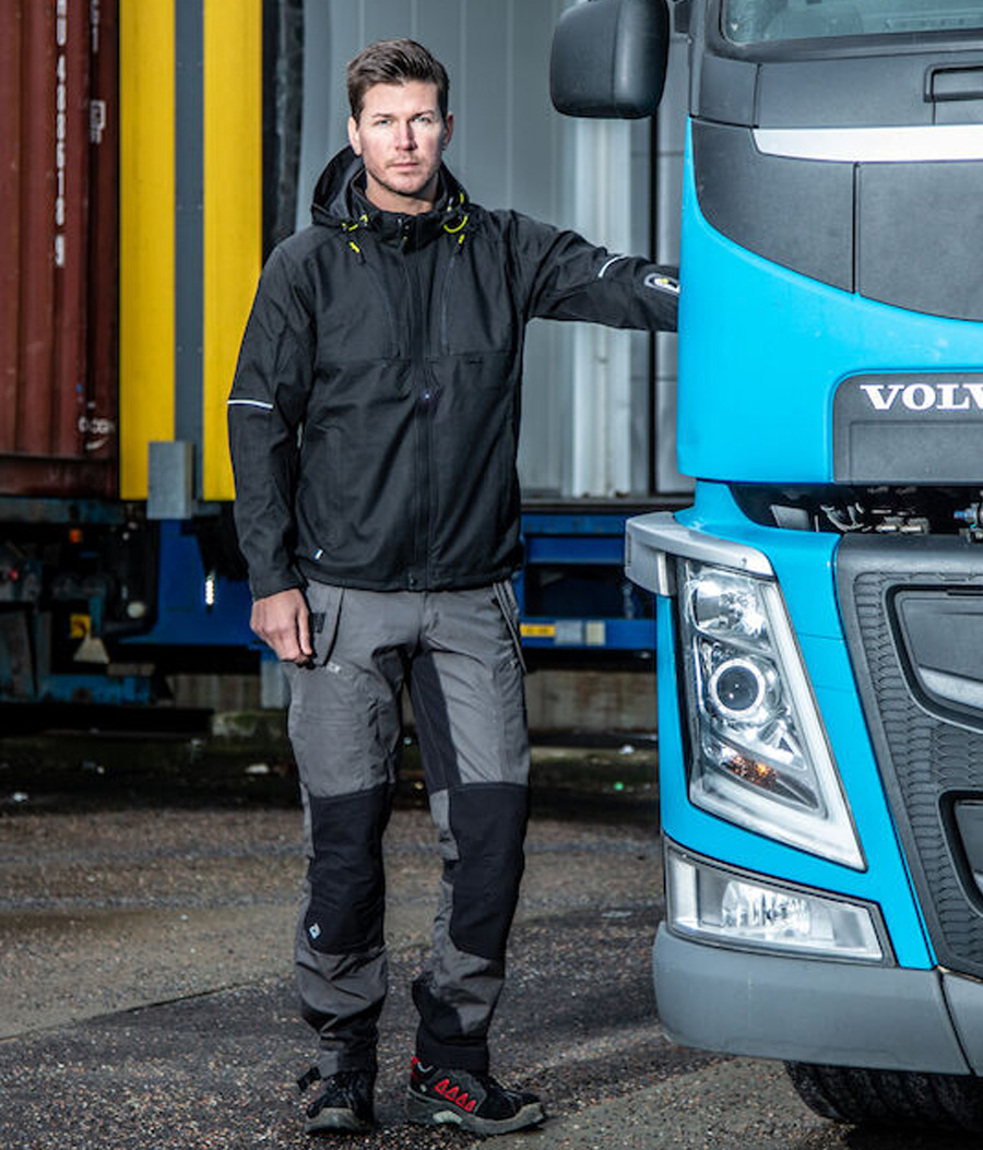 ProJob 3407 Gefütterte 3-lagige warme Softshelljacke