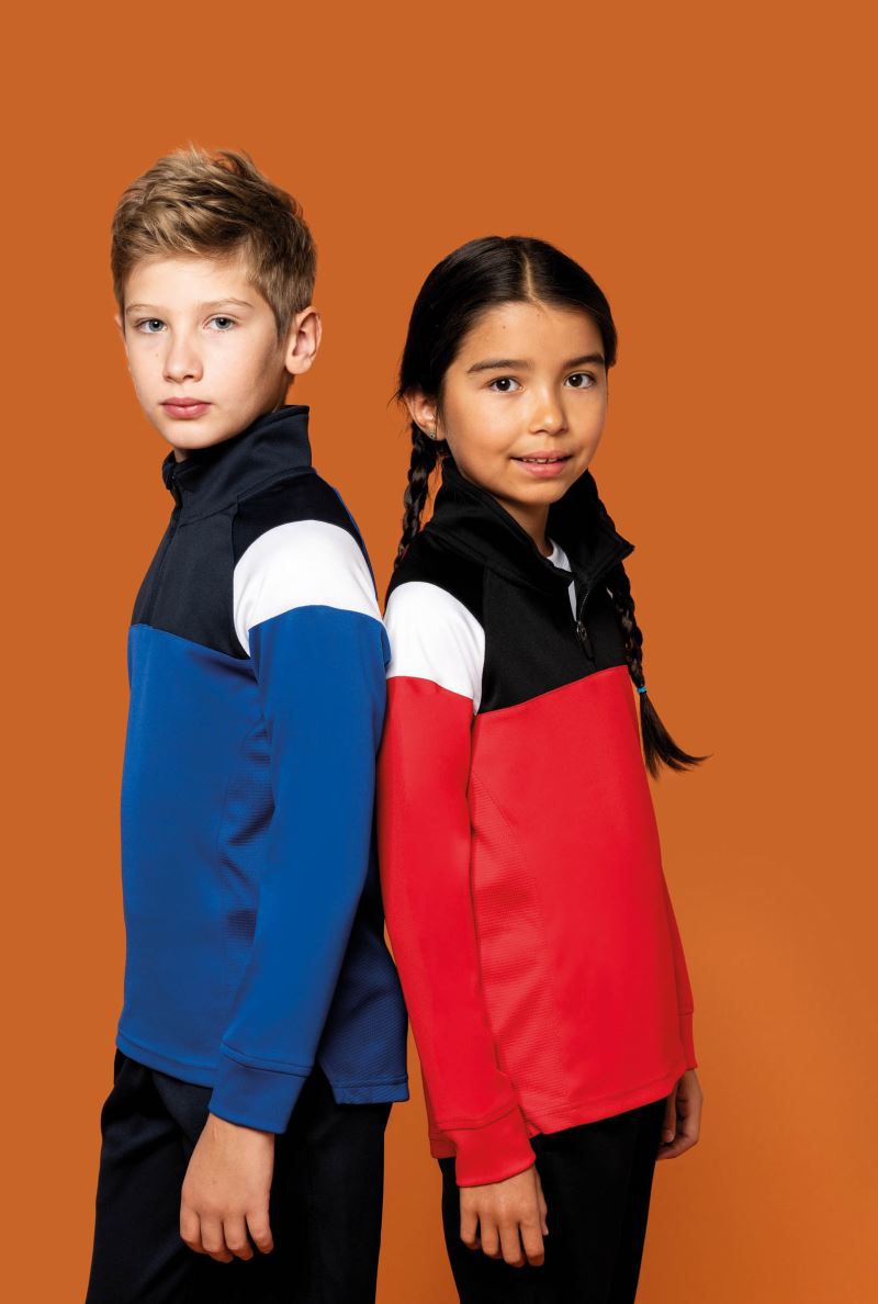Kinder Training Sweatshirt 1/4 Zip Proact PA388
