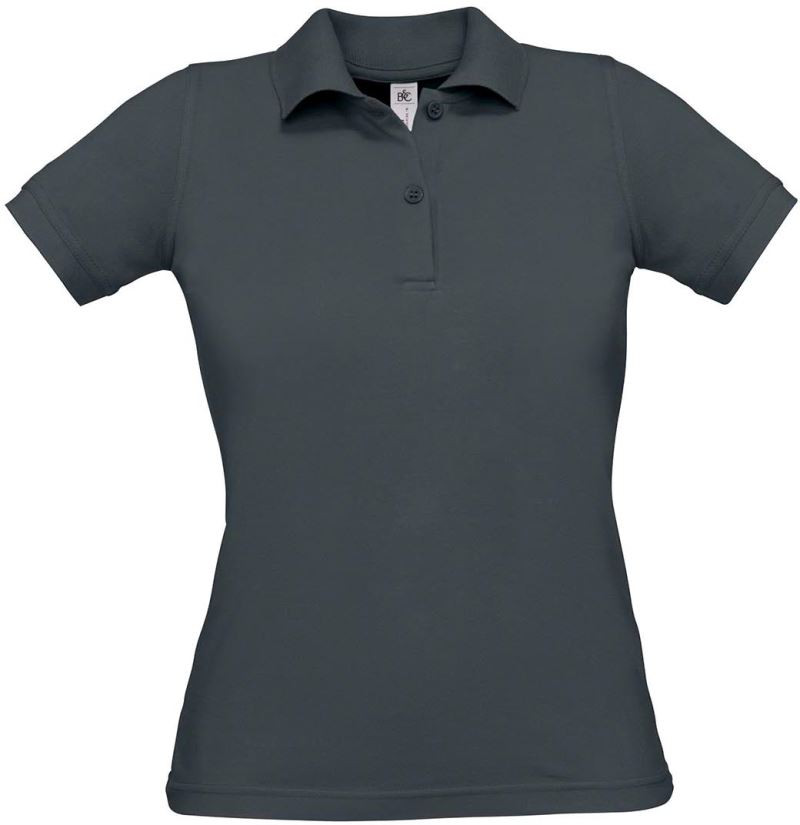 Polo Piqué Safran Pure Women B&C 0455 dark grey M