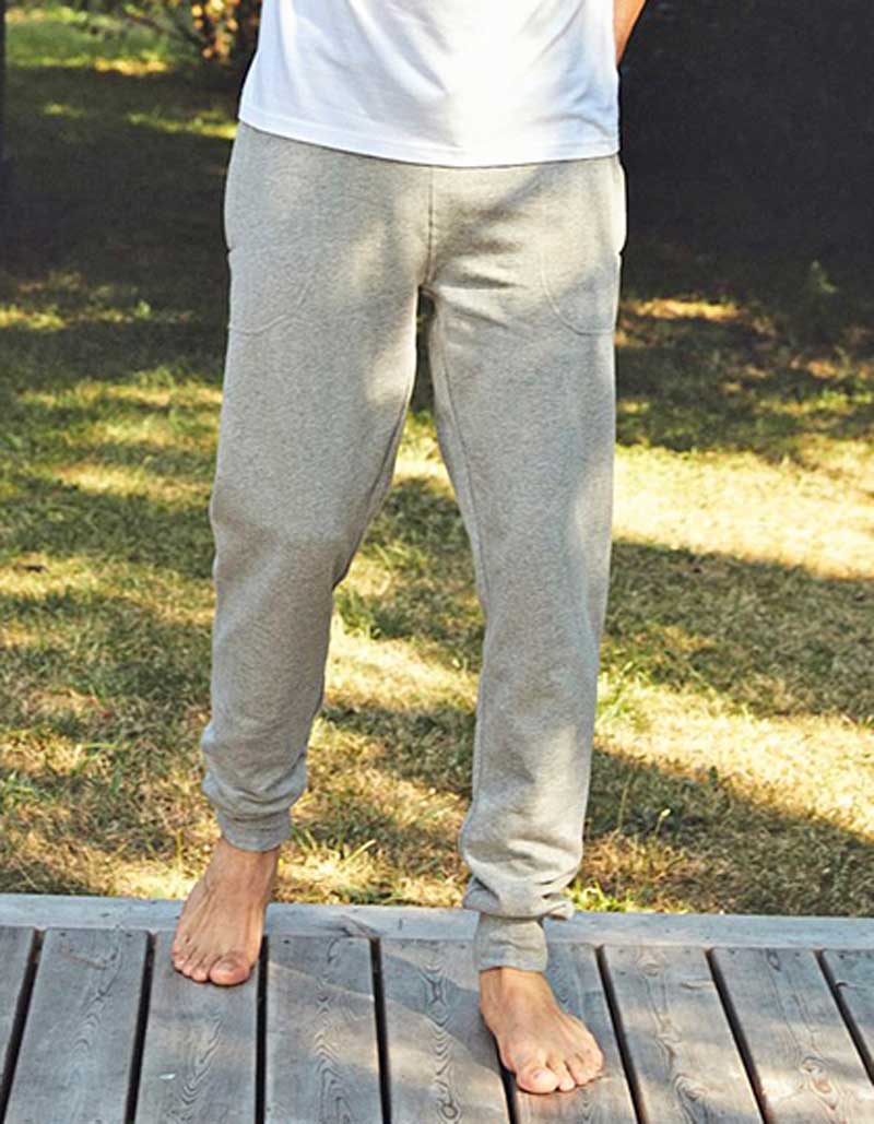 Sweatpants with Cuff and Zip Pocket Neutral 74002
