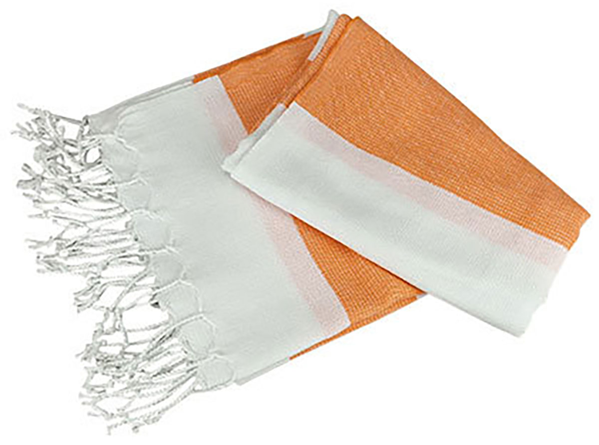 white/ bright orange