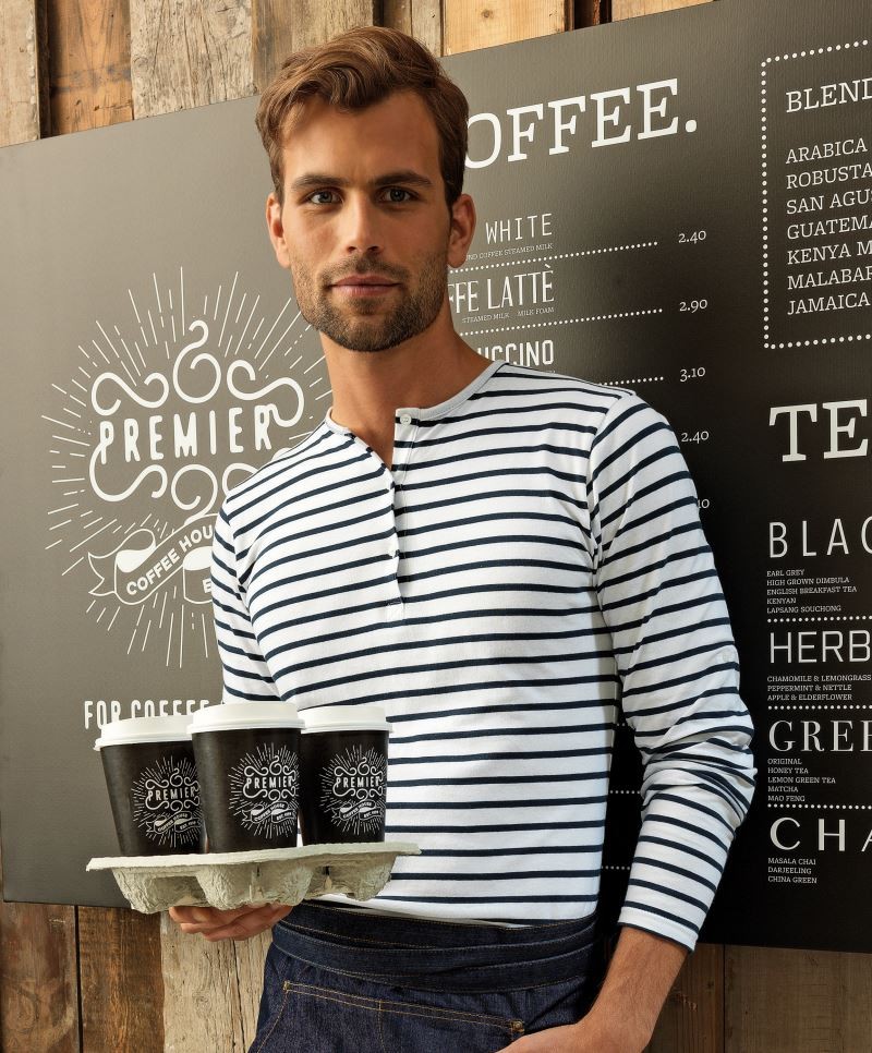 Men's Roll Sleeve T-Shirt longsleeve Premier PR218