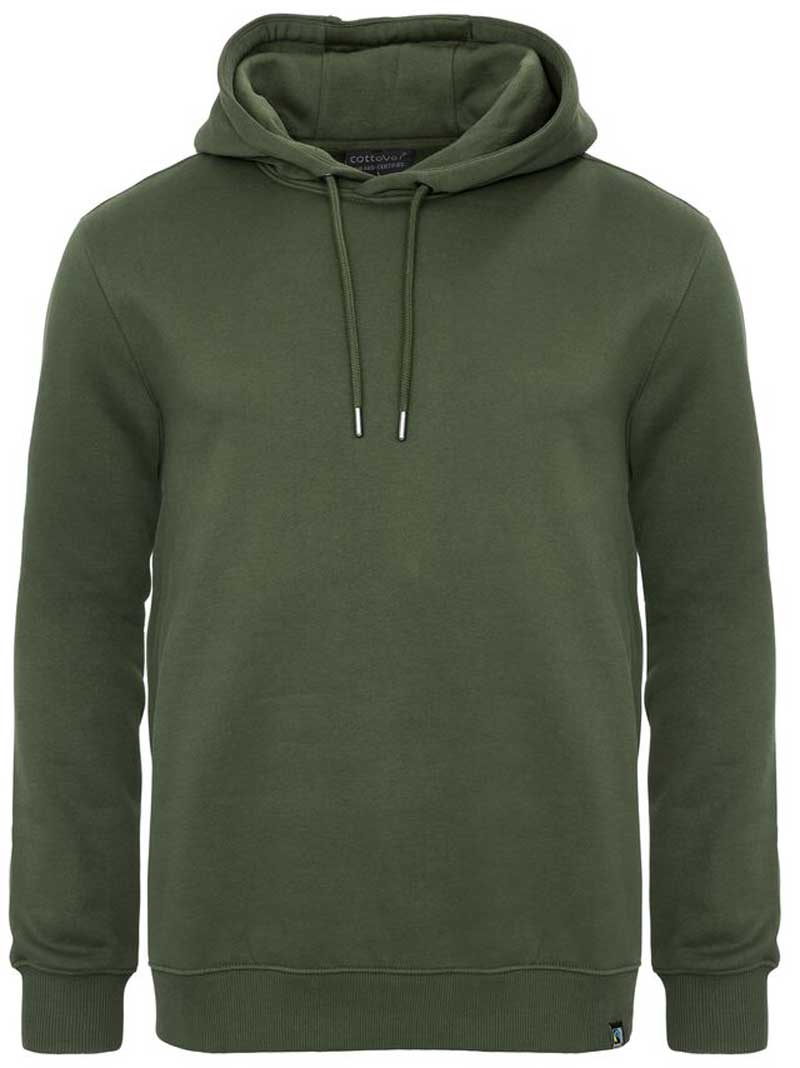 Cottover 141212 Key FZ Hood Man Fairtrade