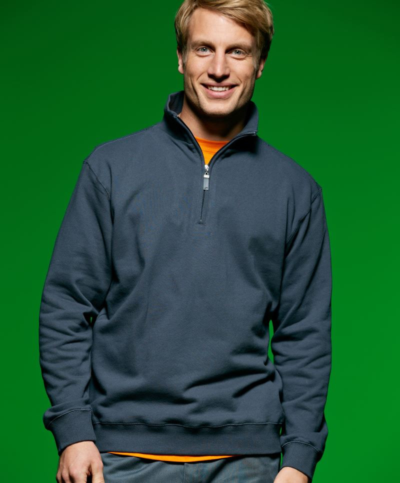 Sweater mit 1/4 Zip JN352