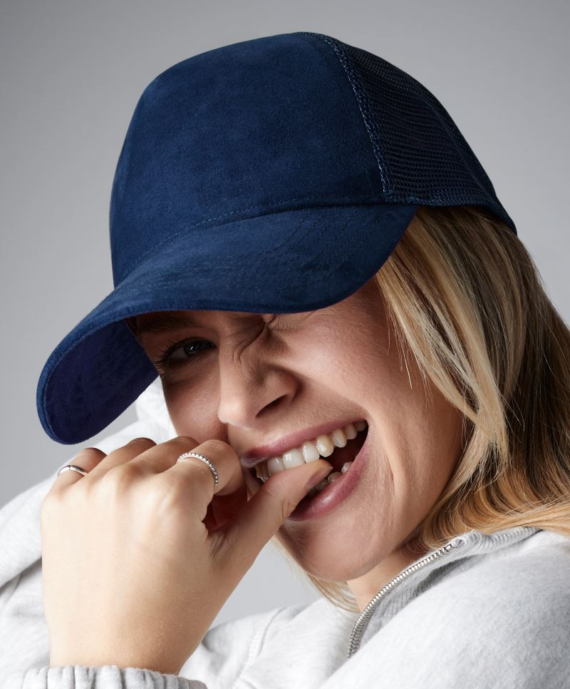 Suede Snapback Trucker Beechfield B643