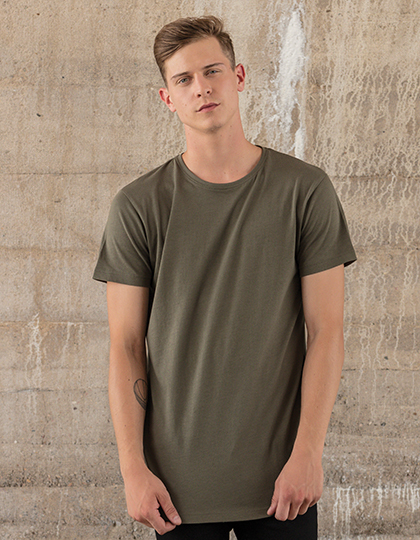 Shaped Long Tee Build Your Brand BY028