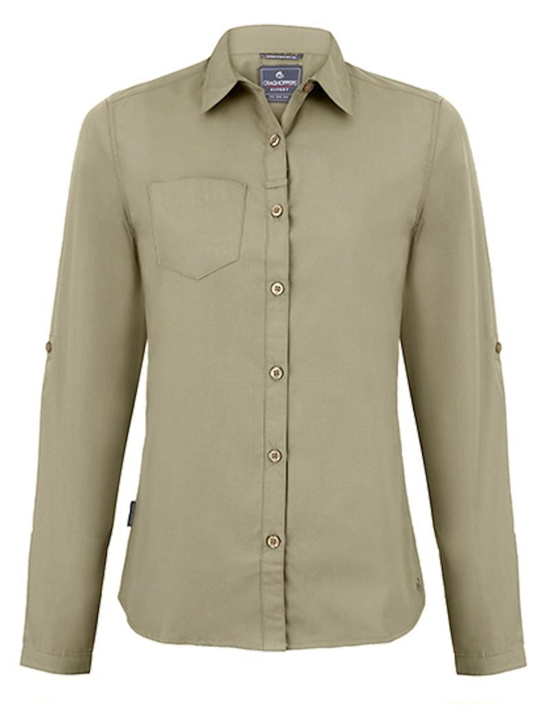 Expert Womens Kiwi Long Sleeved Shirt Craghoppers Expert CES002