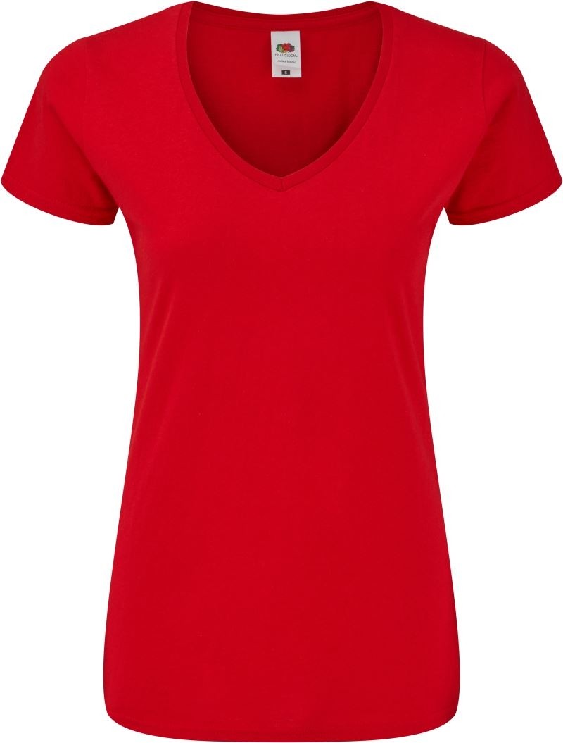 Ladies' Iconic 150 V-Neck T Fruit of the Loom 16.1444