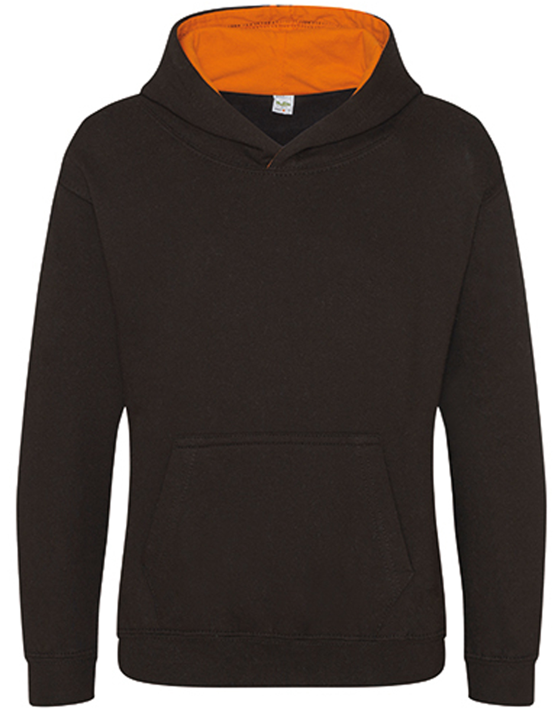 jet black/ orange crush