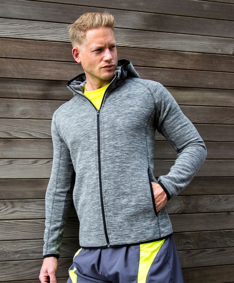 Men's Microfleece Hooded Jacket Spiro S245M