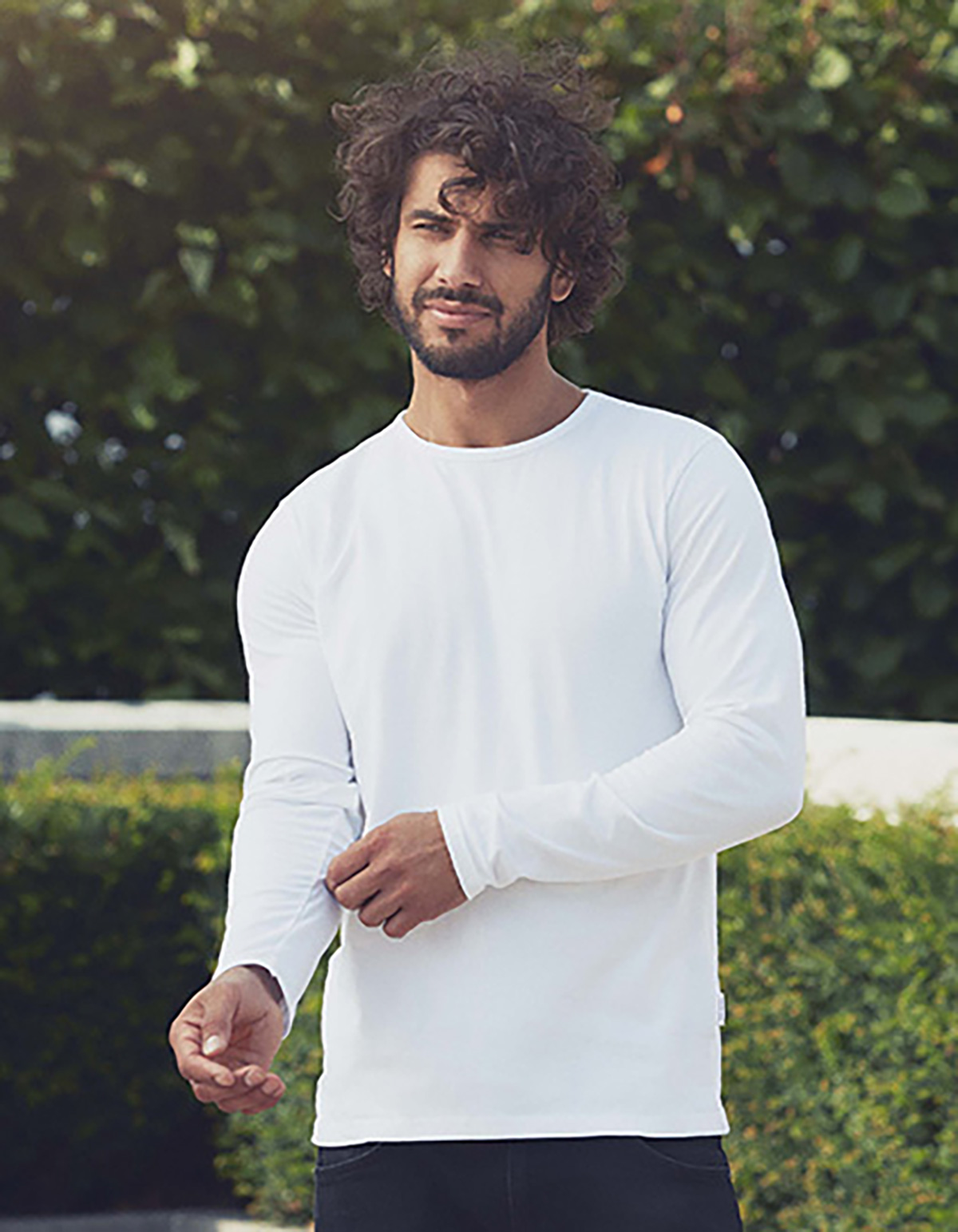 Mens Long Sleeve T-Shirt Neutral 61050