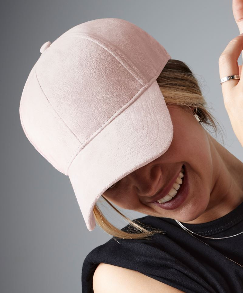 Faux Suede 6 Panel Cap Beechfield B656
