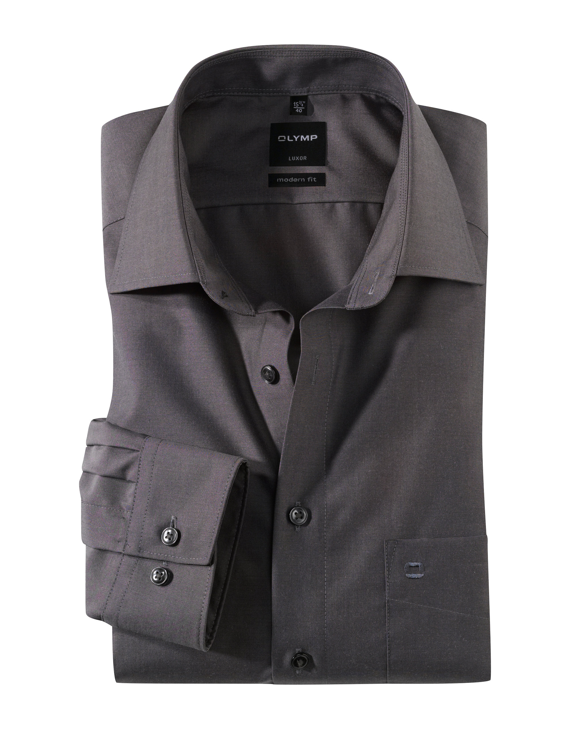 Olymp Luxor Modern Fit Langam Hemd Chambray 0304.64