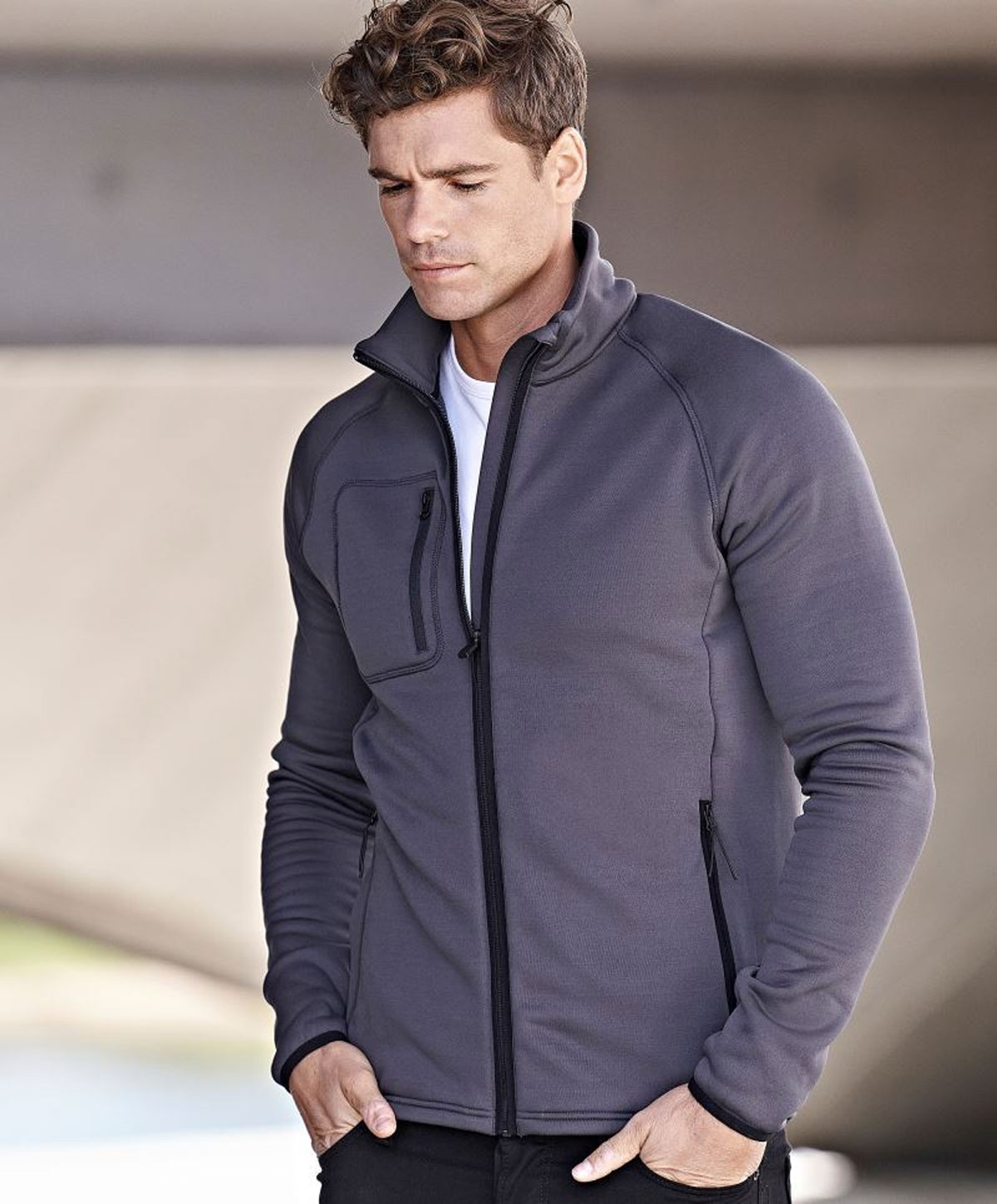 Stretch Fleece Jacket Tee Jays 9100