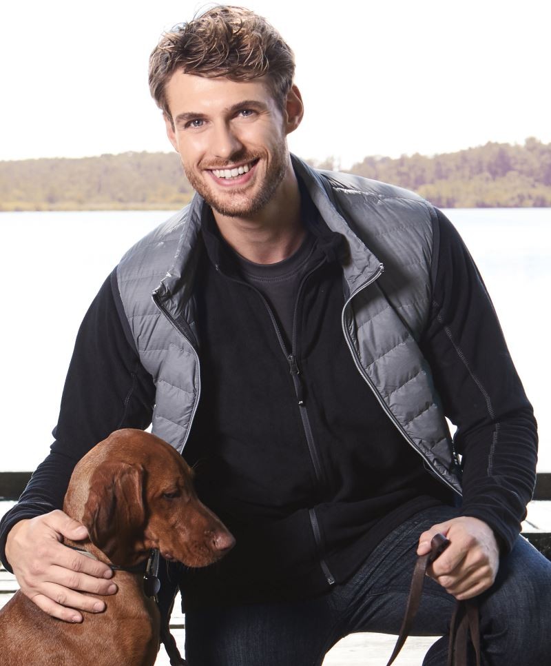 Herren Daunen Bodywarmer James&Nicholson JN1138