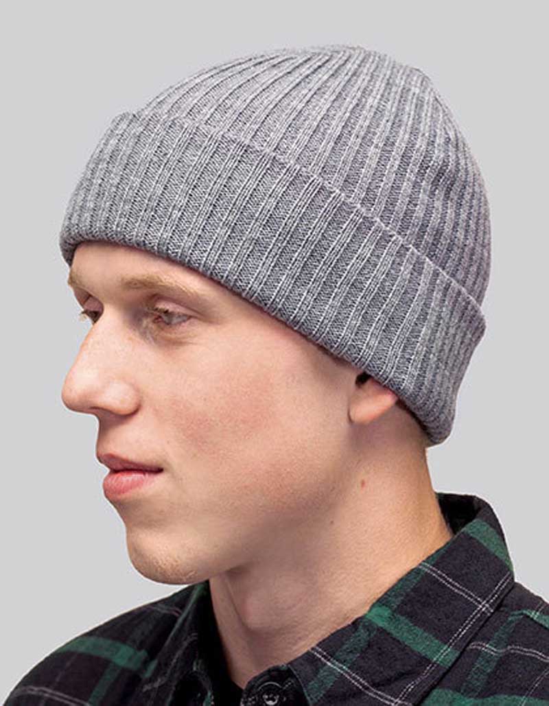 POLYLANA® Rib Beanie With Cuff Brain Waves BW801953