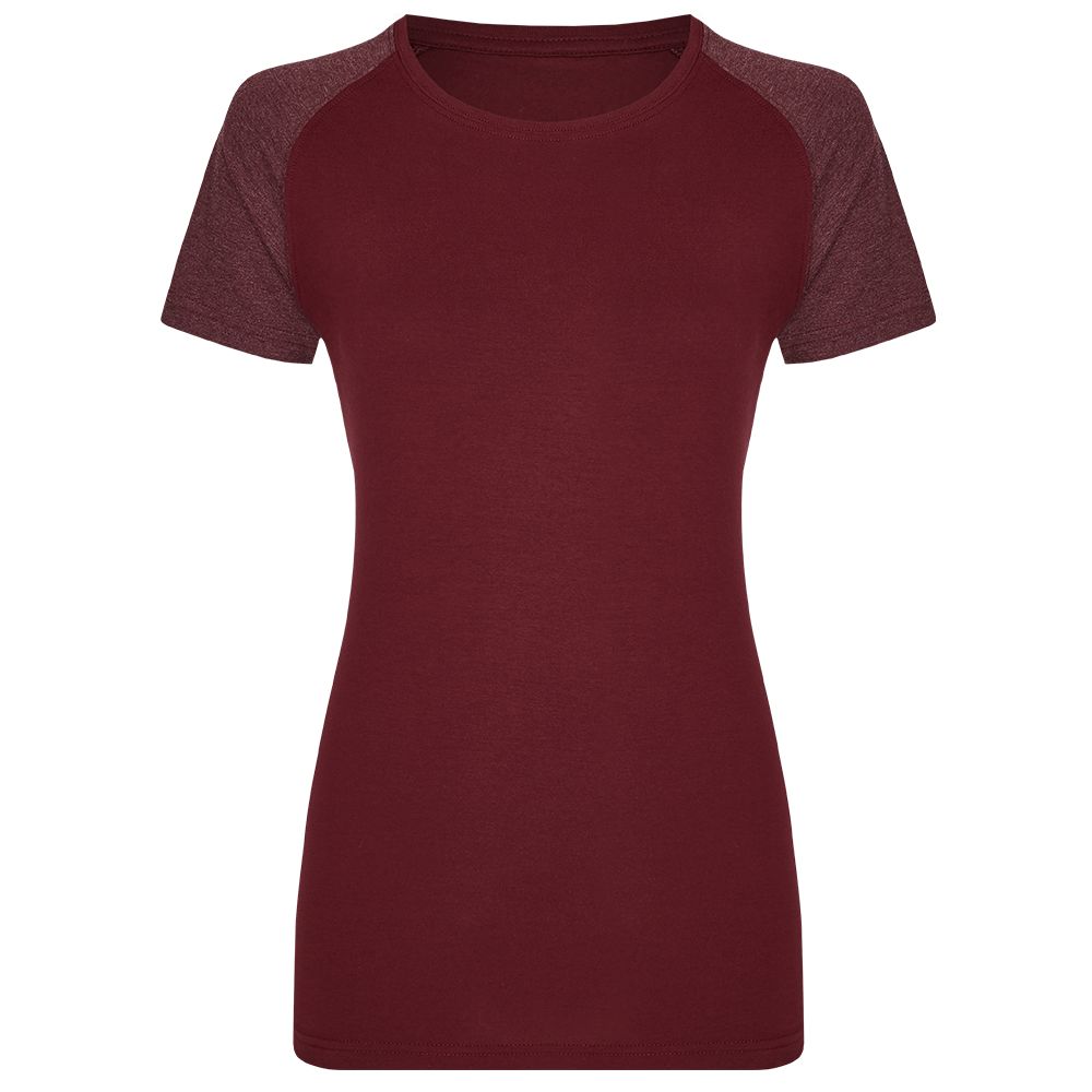 burgundy/ heather burgundy