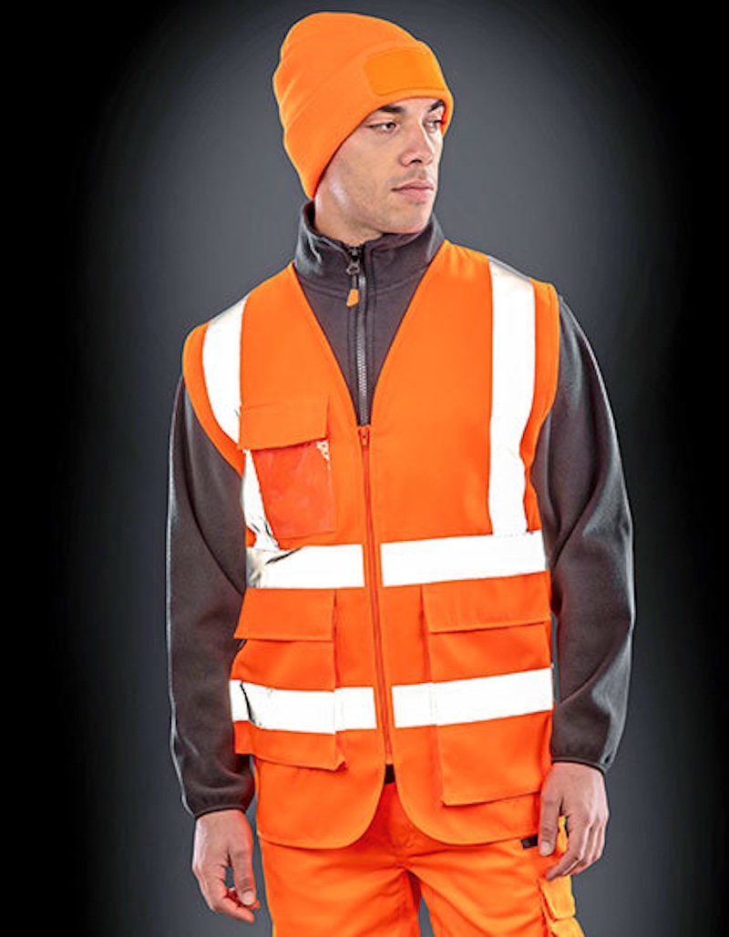 Heavy Duty Polycotton Security Vest Result RT477