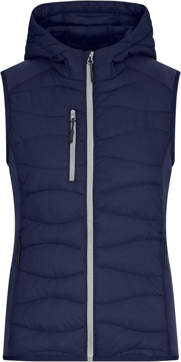 Damen Stretch Fleece Bodywarmer James & Nicholson JN1327