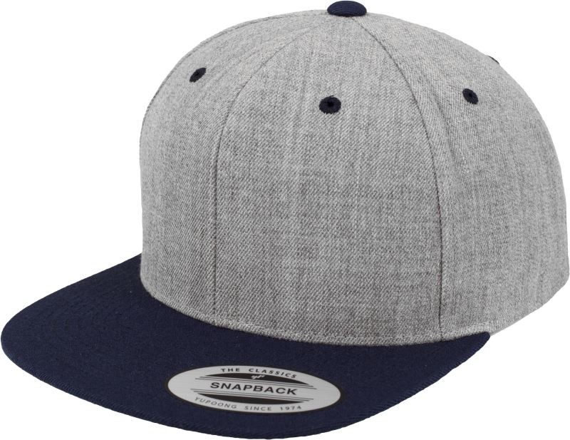 heather grey/ navy