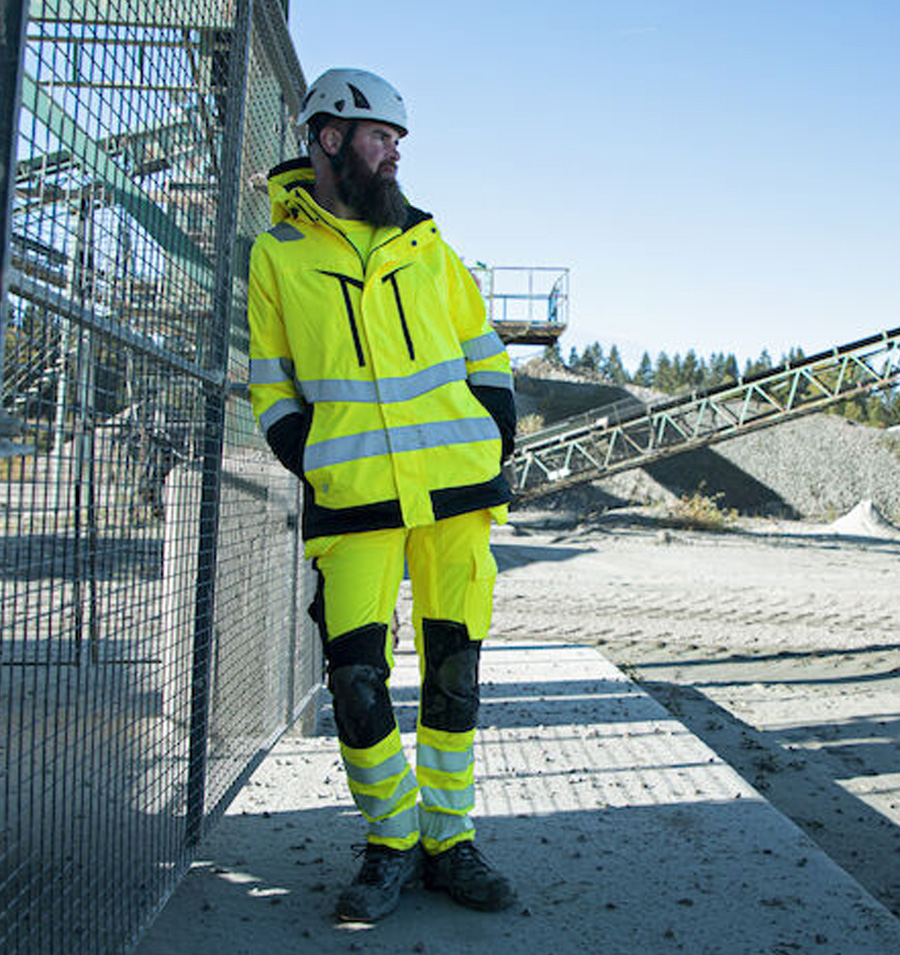 ProJob 6445 Wind- und wasserdichter Parka 3-IN-1 EN ISO 20471 KLASSE 3/2