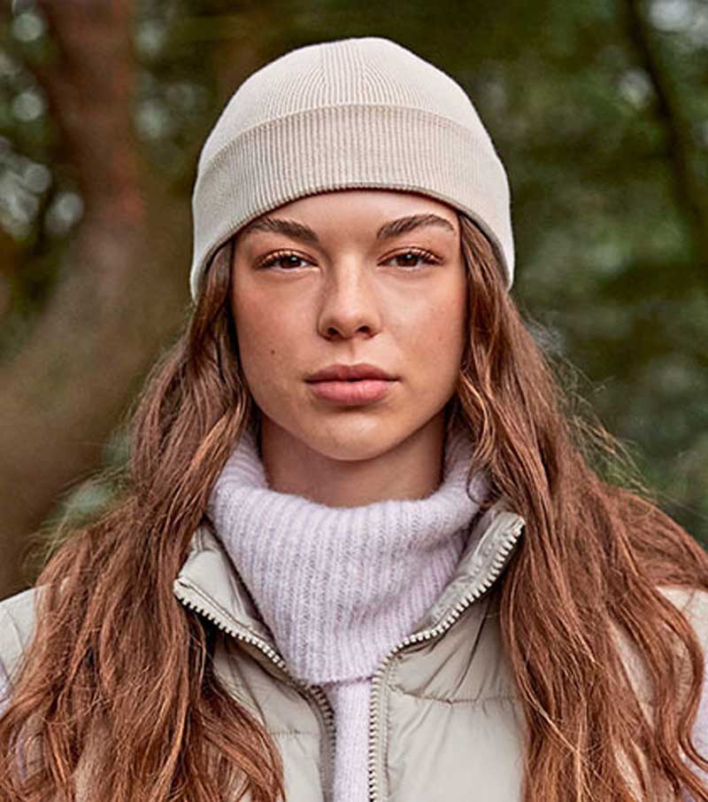 Organic Cotton Fisherman Beanie Beechfield B832N