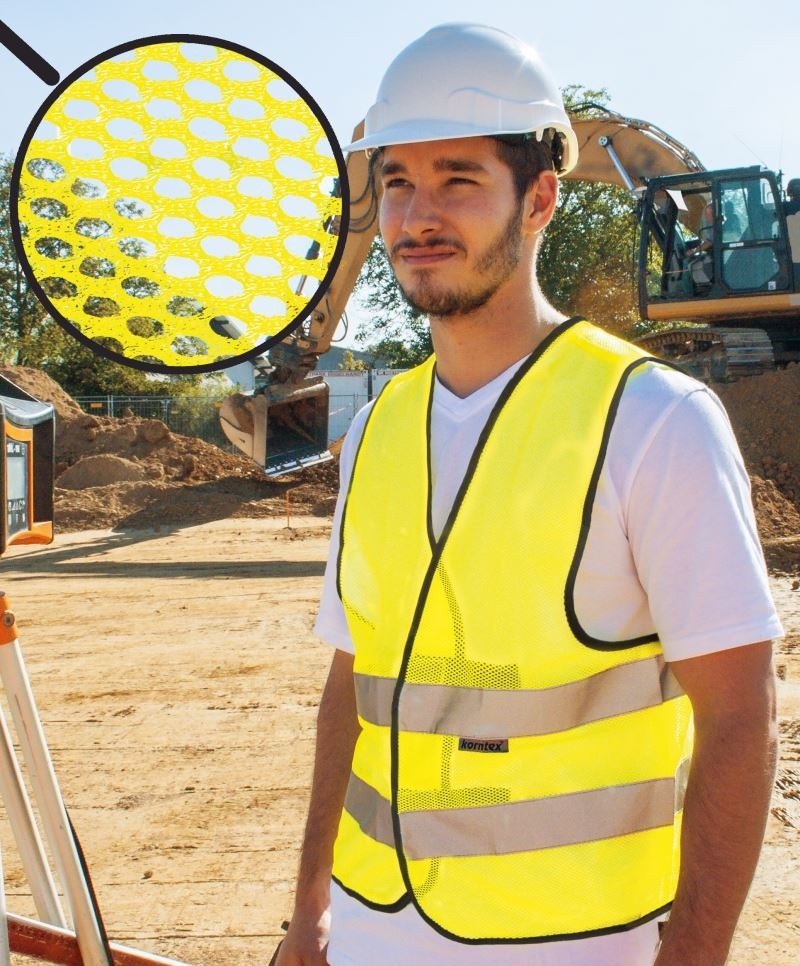 Hi-Vis Mesh Safety Vest Thessaloniki Korntex KX502