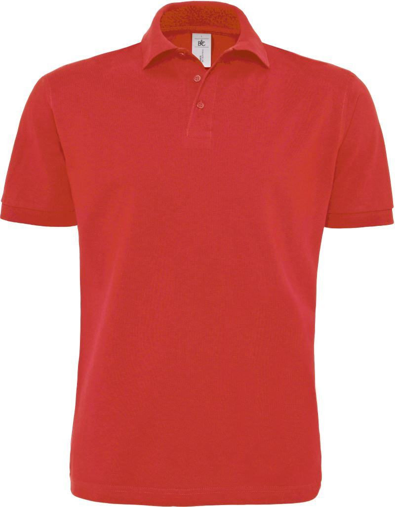 Heavymill Polo Piqué B&C 0422 red M