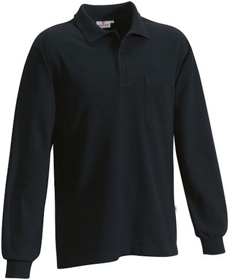 Hakro Longsleeve-Pocket-Poloshirt Top 0809 black