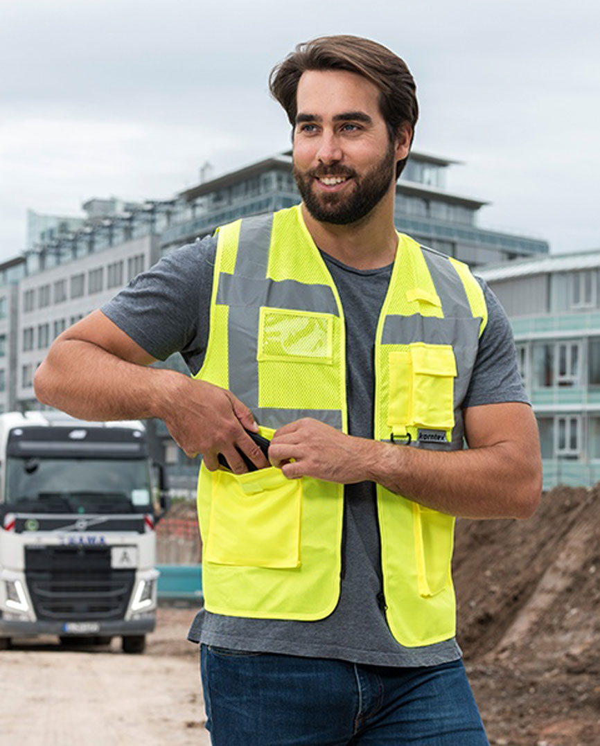 Multifunctional Hi-Vis Mesh-Vest Athens Korntex KXEXQ