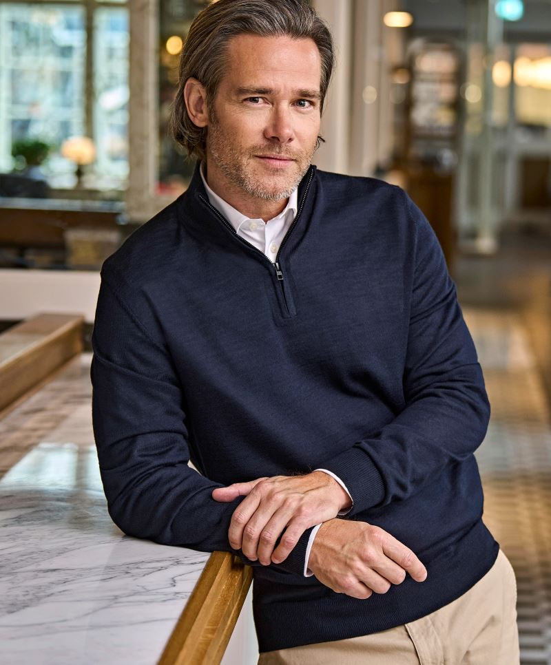 Tee Jays 6010 Herren 1/4 Zip Pullover