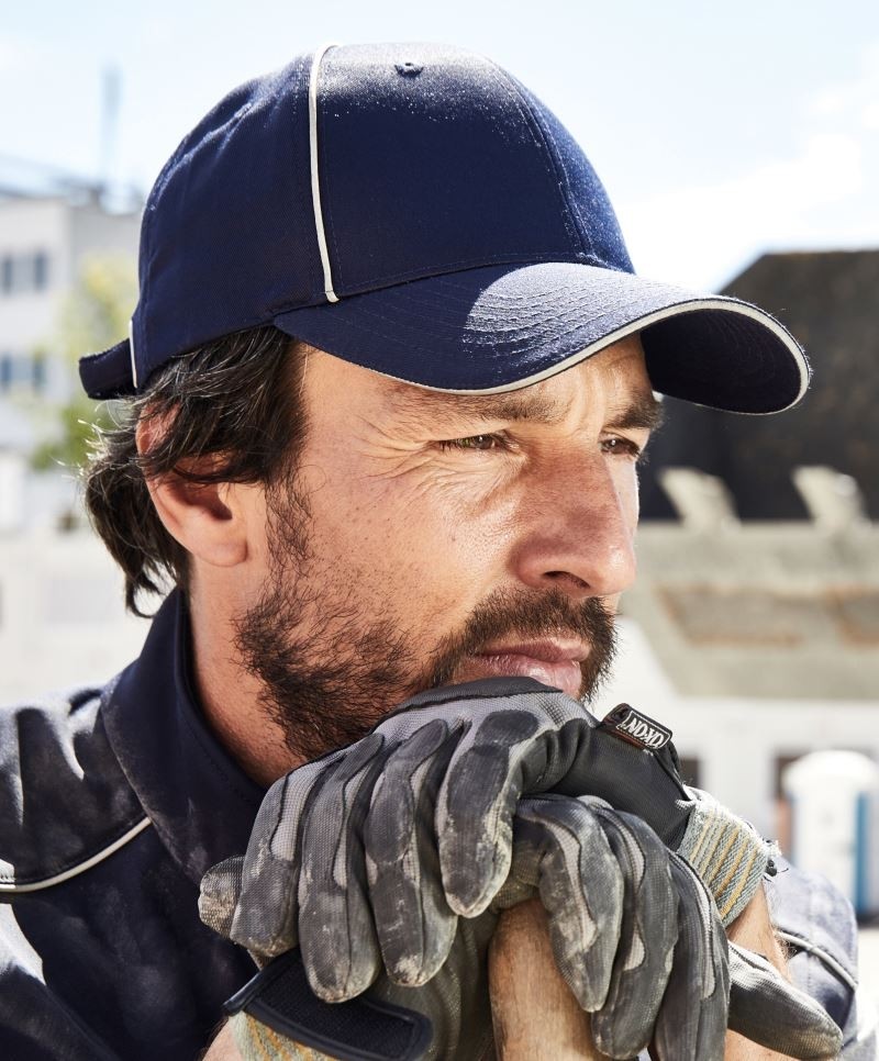 6 Panel Workwear Cap - Solid MB6234