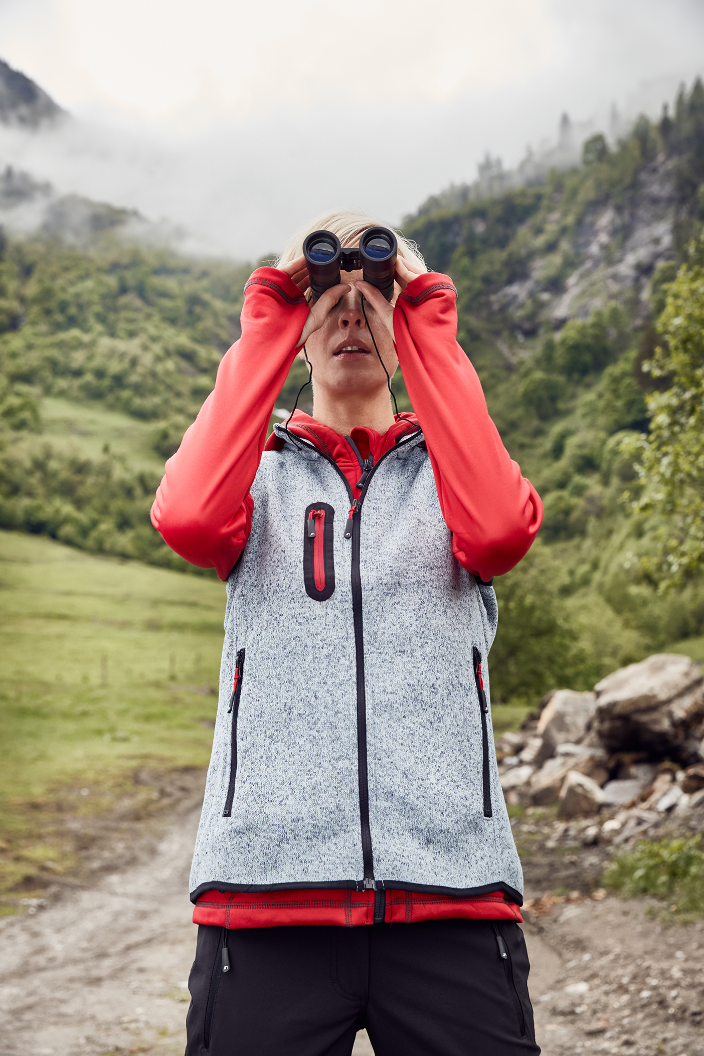 Ladies' Knitted Fleece Vest James&Nicholson JN773