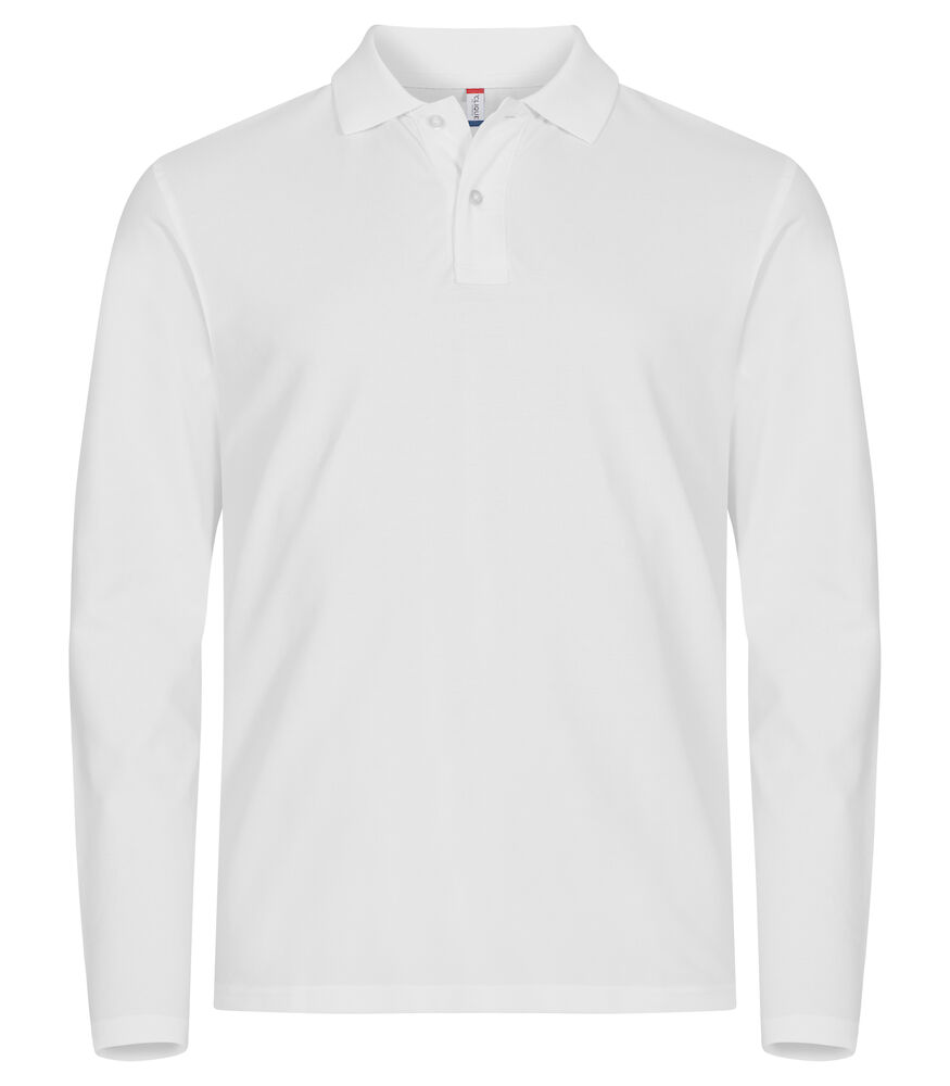 CLIQUE Stretch Premium Polo L/S 028262