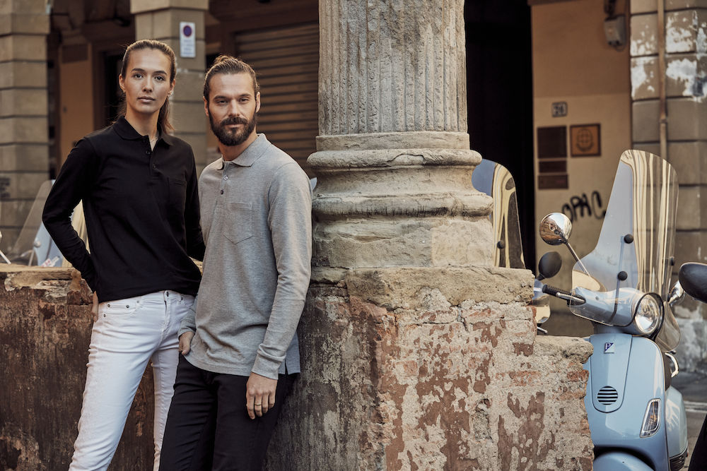 028235 Basic Polo LS Pocket