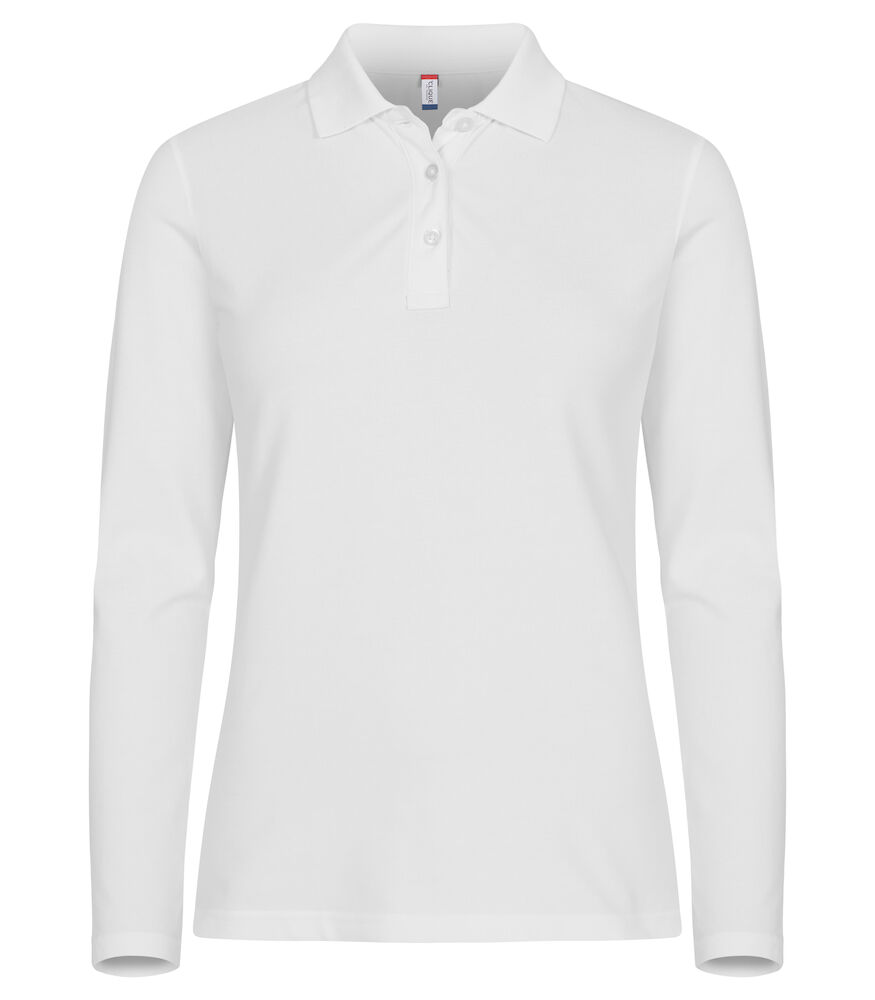 CLIQUE Stretch Premium Polo L/S Women 028263