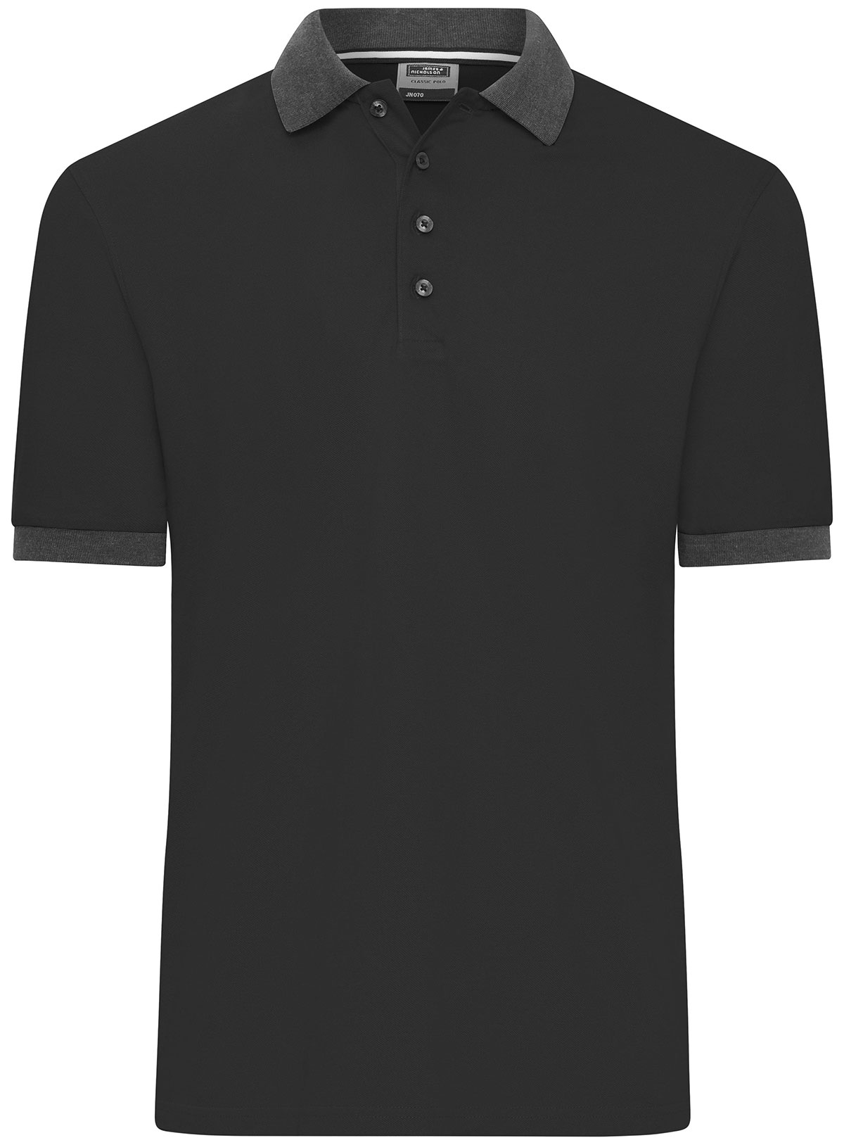 black / antracite melange