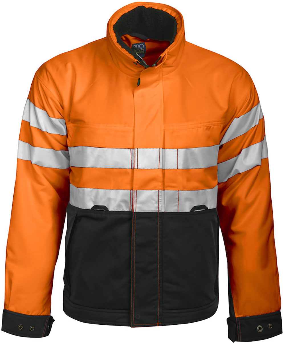ProJob 6407 Gefütterte Jacke EN ISO 20471 Klasse 3