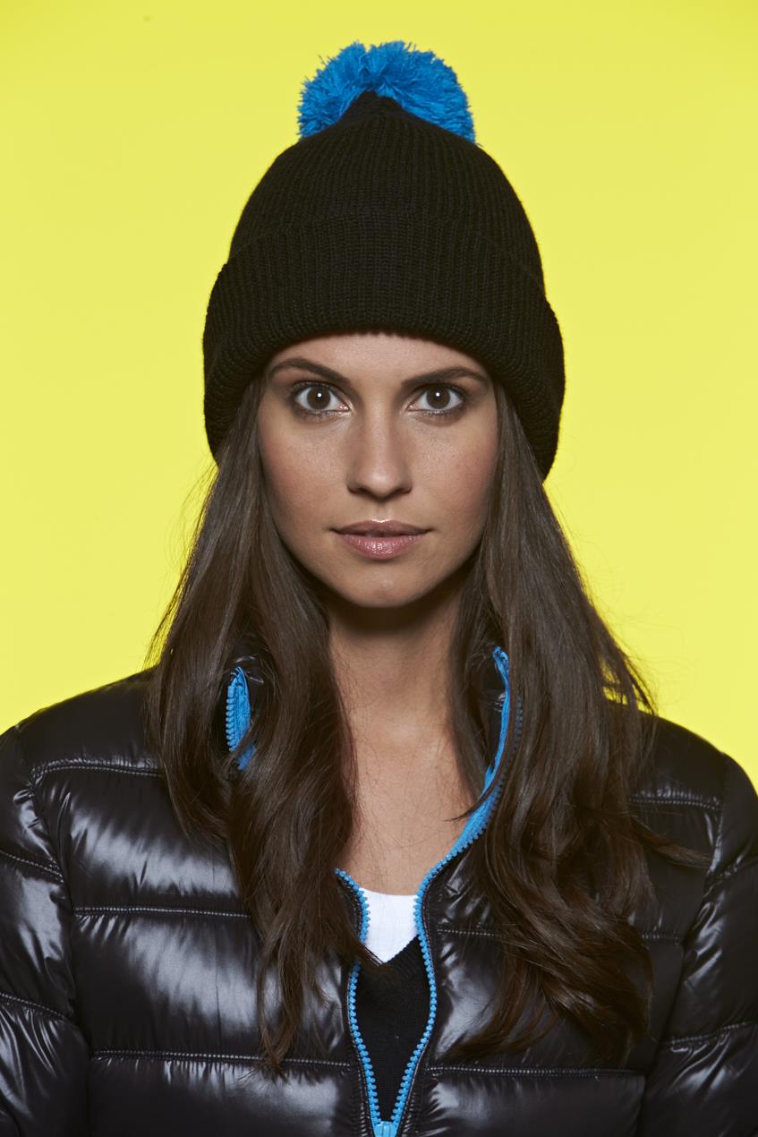 Pompon Hat with Brim Myrtle Beach MB7967