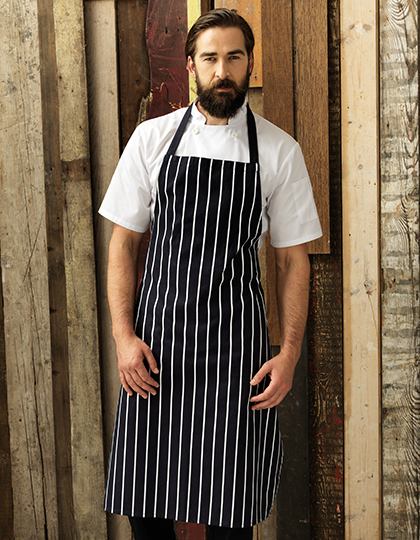 Striped Bib Apron Premier PR110