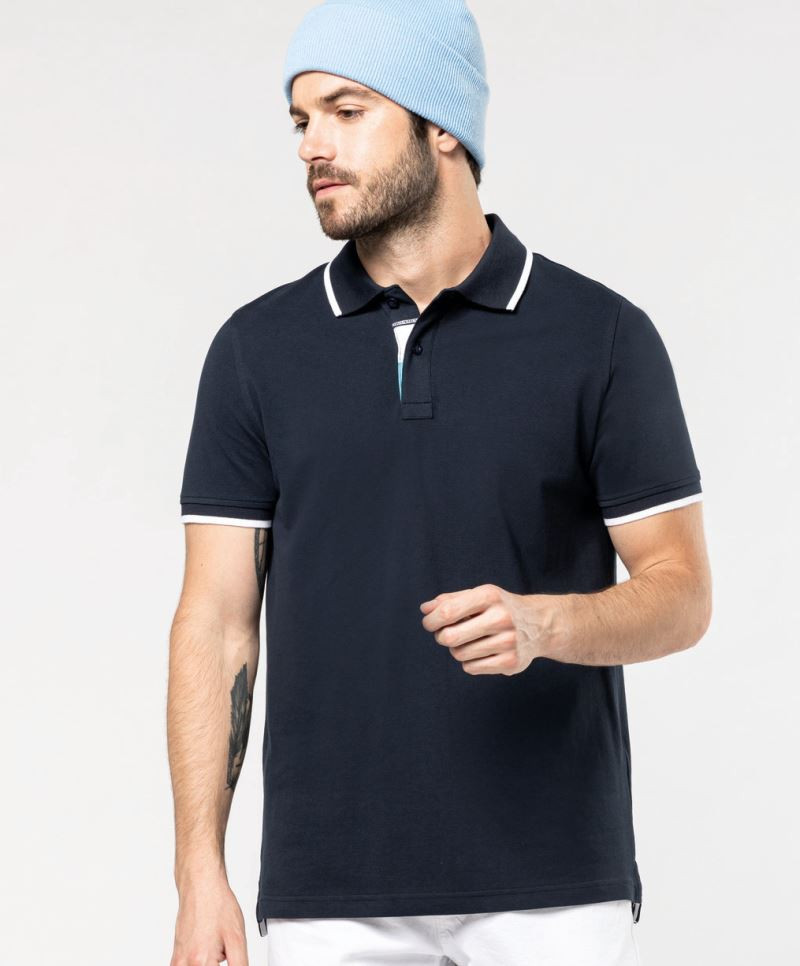 Kariban K245 Stripe Poloshirt Herren