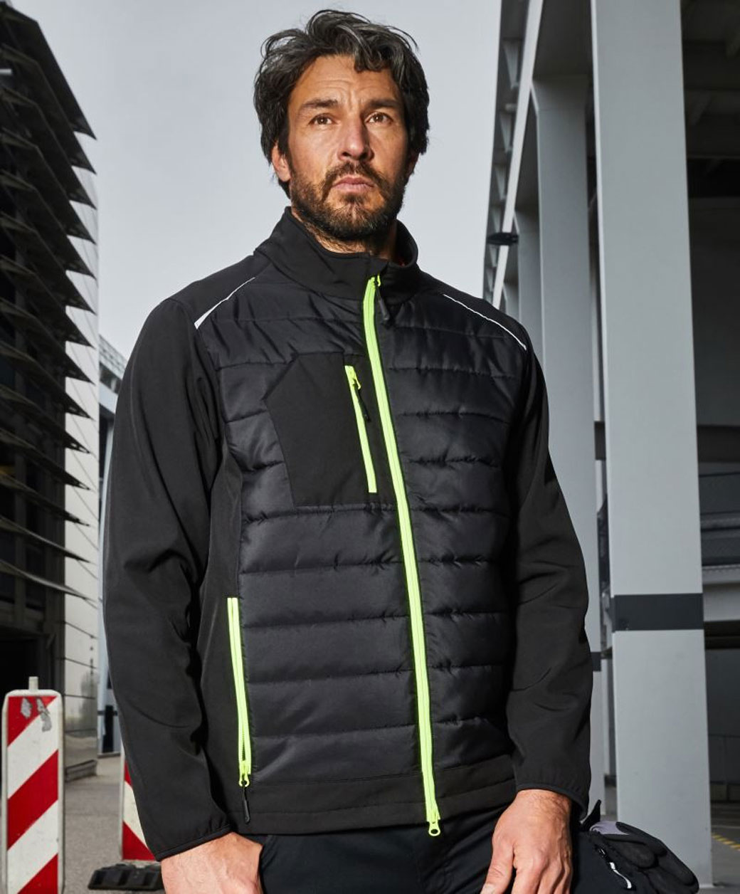 Men's Hybrid Jacket James&Nicholson JN1820