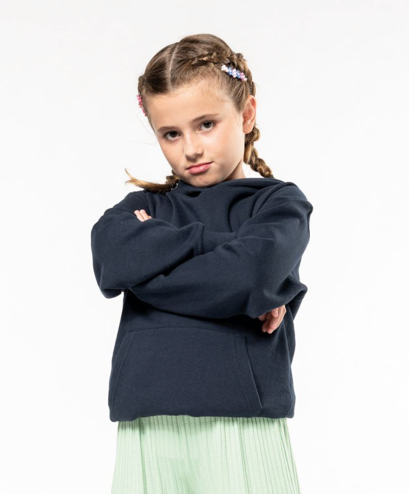 Kinder Kapuzen Sweater Kariban K477