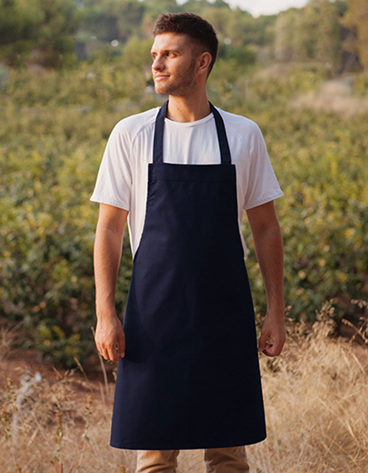 Cotton Barbecue Apron Link Kitchen Wear X1008