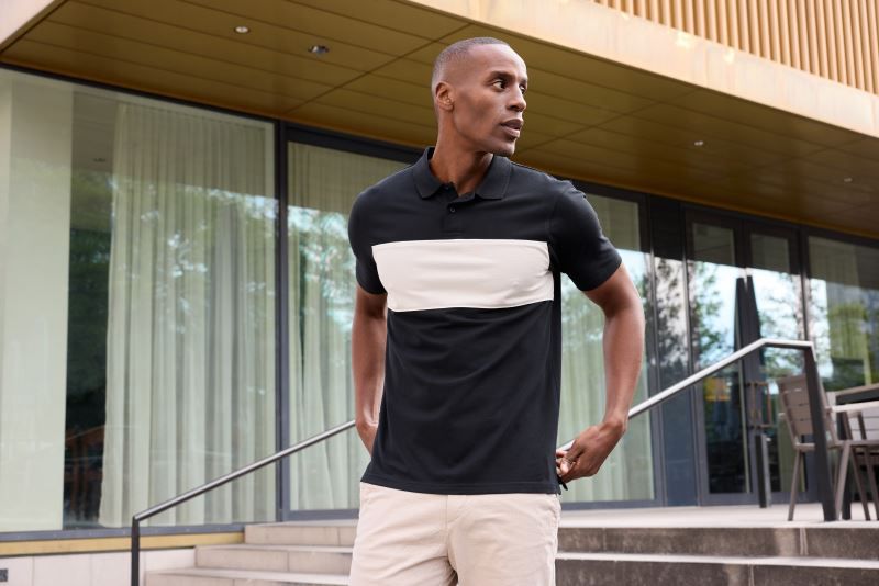 Bio Polo "Colour-Block" James&Nicholson JN8050