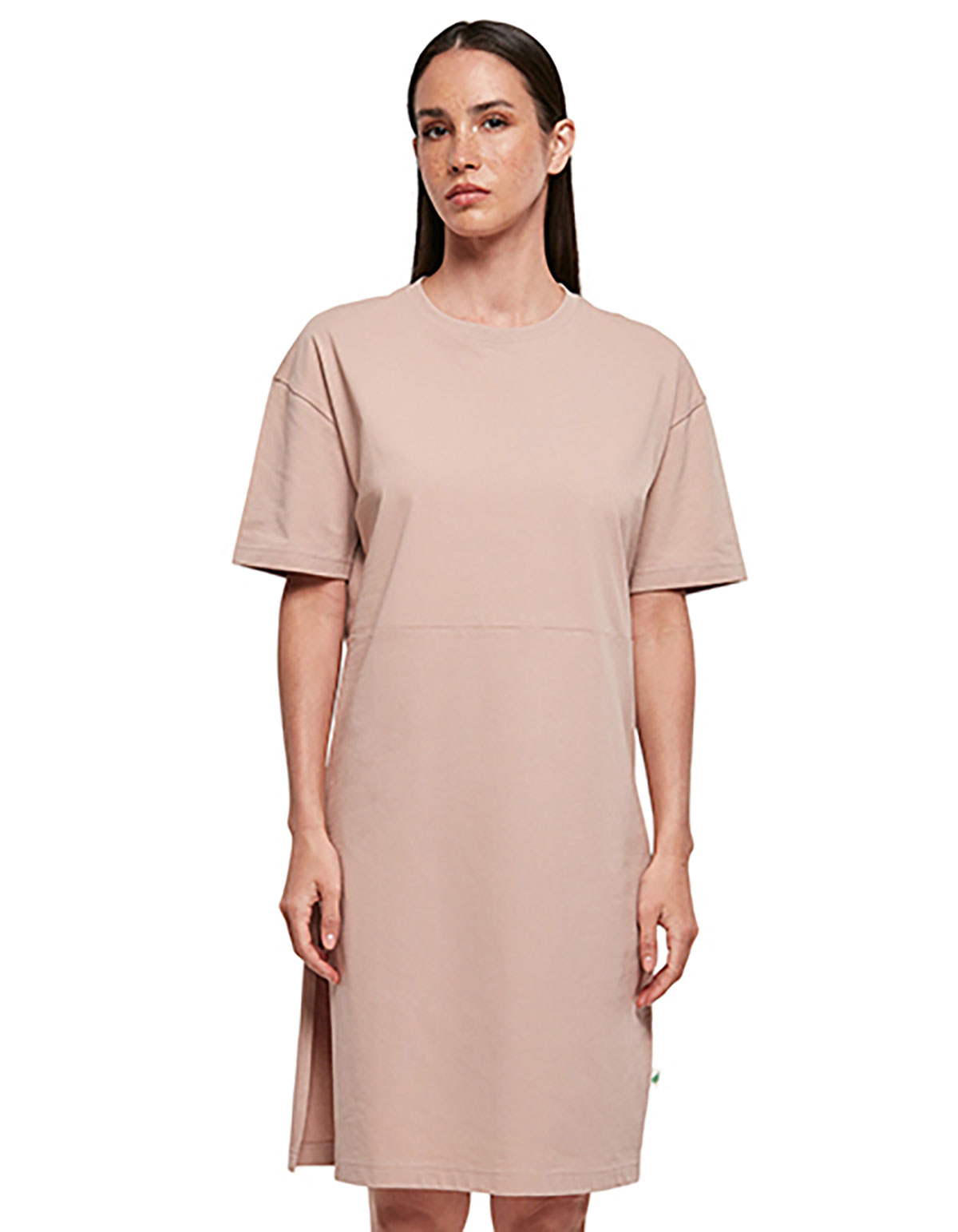 Ladies´ Organic Oversized Slit Tee Dress Build Your Brand BY181