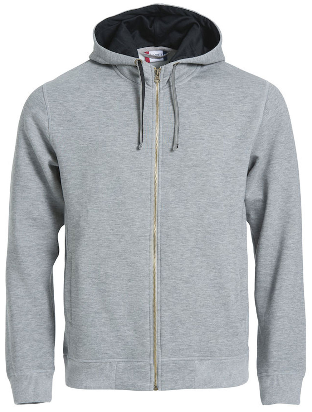 Clique Classic Hoody Full Zip 021044 / 95 graumeliert