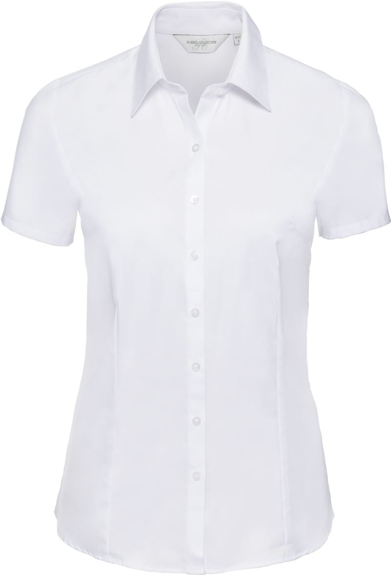 Russell Herringbone Bluse kurzarm 963F